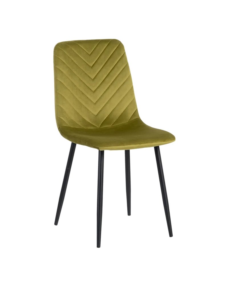 SILLA VERDE OLIVA METAL SALÓN 55 X 44 X 88,50 CM REF.606153 SILLA VERDE OLIVA METAL SALÓN 55 X 44 X 88,50 CM REF.606153