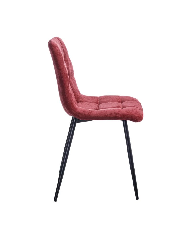 SILLA BURDEOS TEJIDO-METAL SALÓN 44 X 42 X 89 CM REF.154411