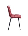 SILLA BURDEOS TEJIDO-METAL SALÓN 44 X 42 X 89 CM REF.154411