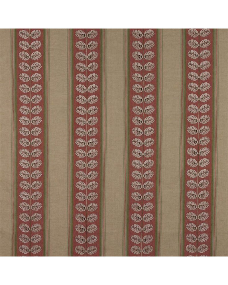 Woodcote Stripe Red Green F3603-01 Woodcote Stripe Red Green F3603-01
