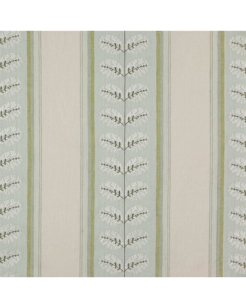 Woodcote Stripe Aqua Green F3603-02 Woodcote Stripe Aqua Green F3603-02