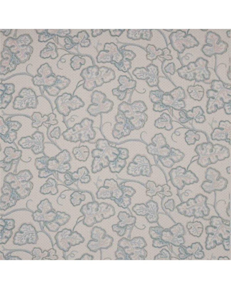 Leaf Damask Aqua F4825-02 Leaf Damask Aqua F4825-02