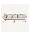 SOFÁ PLISSÉ RATTAN REF-28395