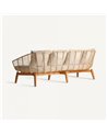 SOFÁ PLISSÉ RATTAN REF-28395