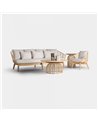 SOFÁ PLISSÉ RATTAN REF-28395