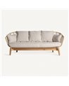 SOFÁ PLISSÉ RATTAN REF-28395