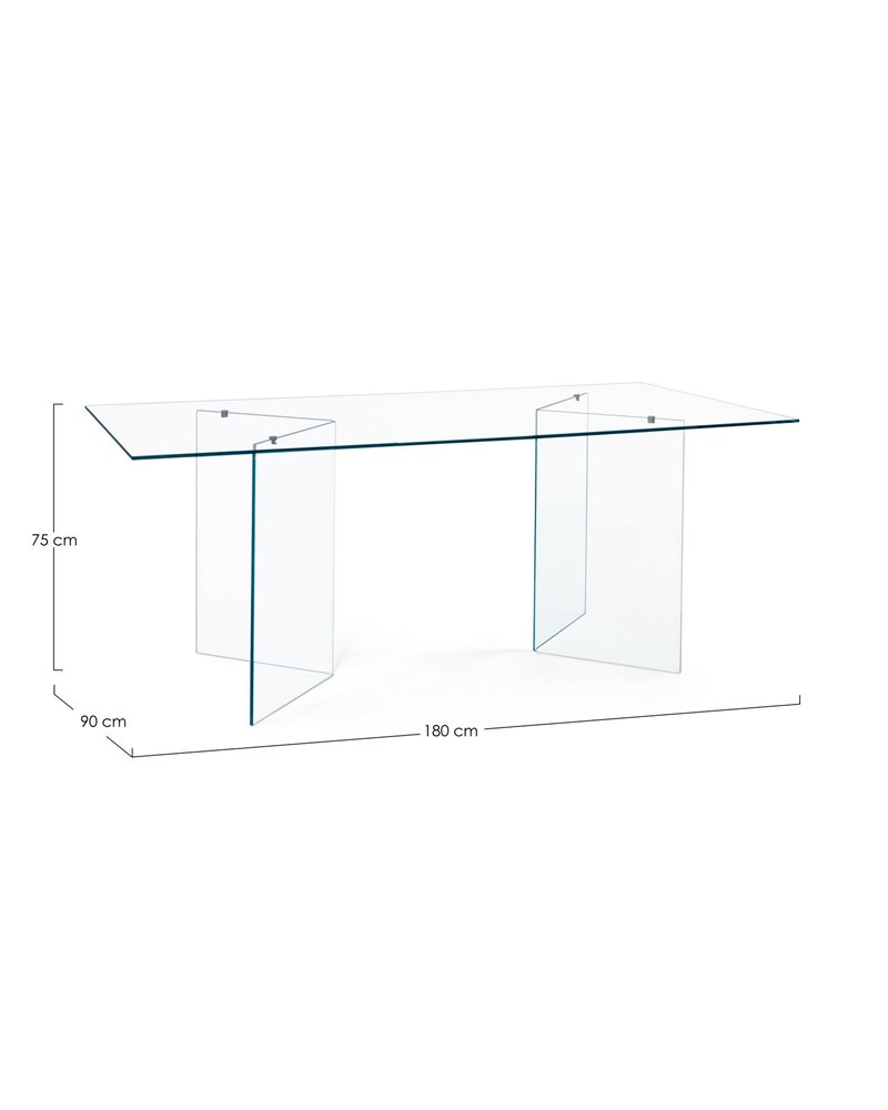 MESA IRIDE RECT 180X90