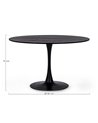 MESA BLOOM NEGRO D120