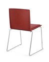 SILLA GIULIA CROMO-ROJO