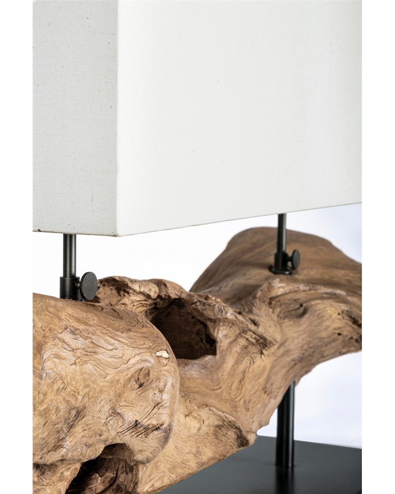 LÁMPARA DE SOBREMESA KLETA BLANCO H55