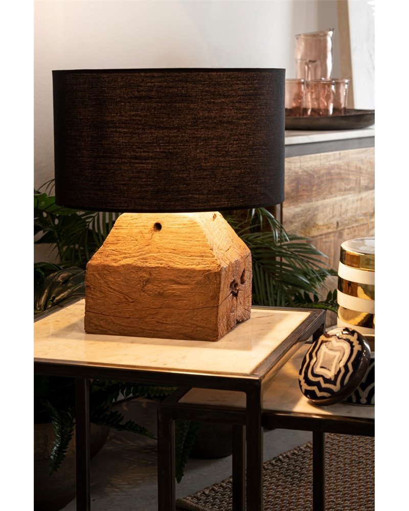 LÁMPARA DE SOBREMESA LUMEN NEGRO H40