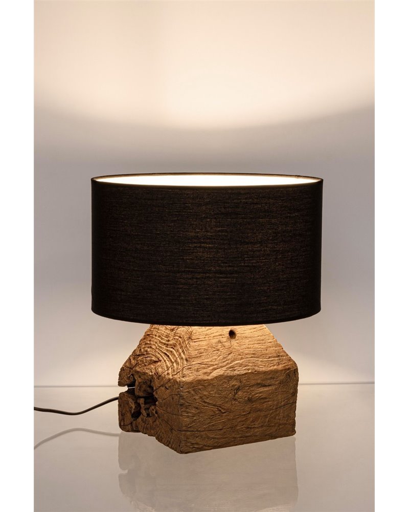 LÁMPARA DE SOBREMESA LUMEN NEGRO H40