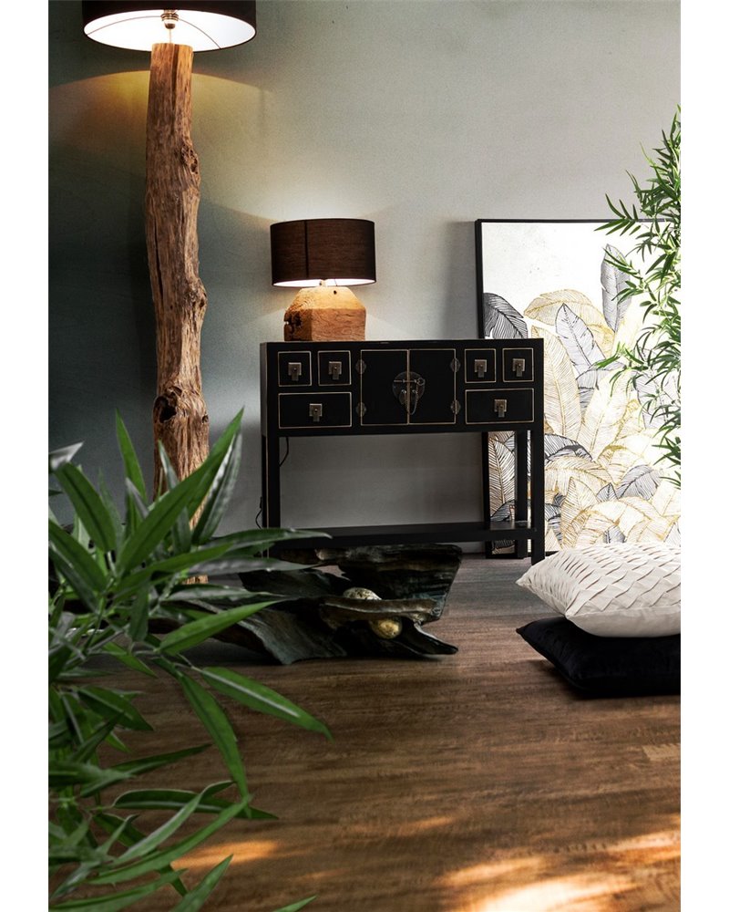 LÁMPARA DE SOBREMESA LUMEN NEGRO H40