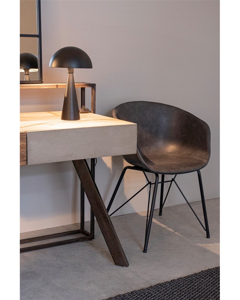LÁMPARA DE SOBREMESA MODERN NEGRO H36.5