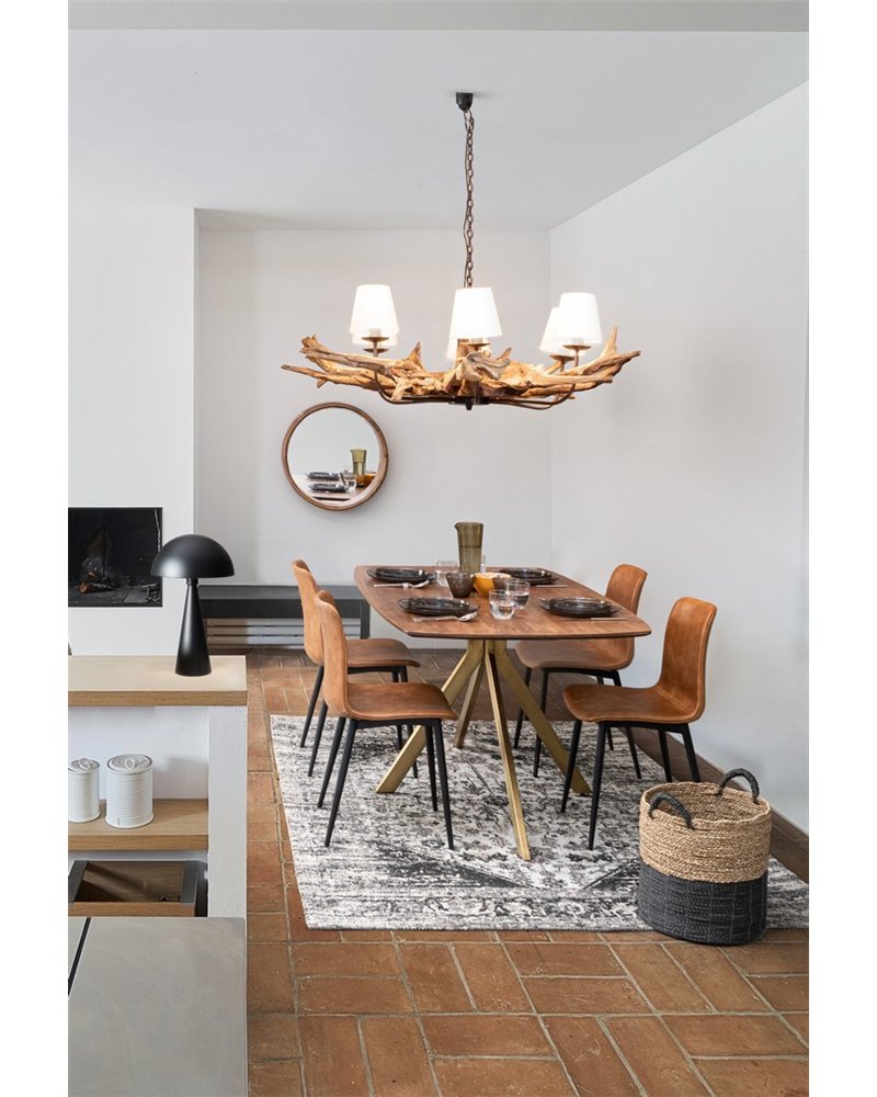 LÁMPARA DE SOBREMESA MODERN NEGRO H36.5