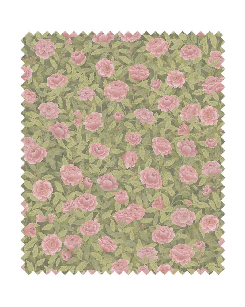Idyll Roses Linen Union Blush F121-2009 Idyll Roses Linen Union Blush F121-2009