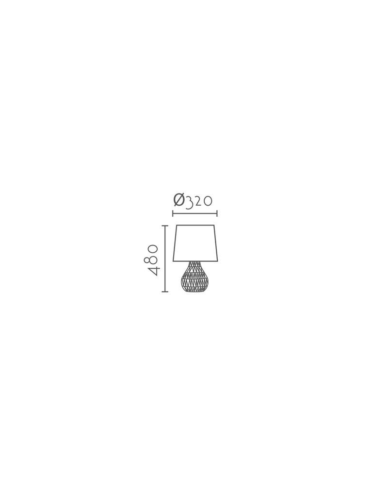 LAMPARA DE SOBREMESA REF.-MT3063-WH
