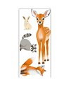 Decor Pre Encolle Animaux De La Foret Marron 105873020