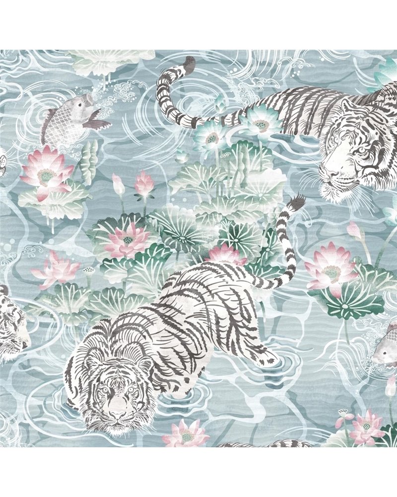 Tiger Lily Arctic Blue & Pink BMPP004-09A Tiger Lily Arctic Blue & Pink BMPP004-09A