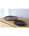 SET 3 CENTROS ADRA. METAL. COBRE Y NEGRO