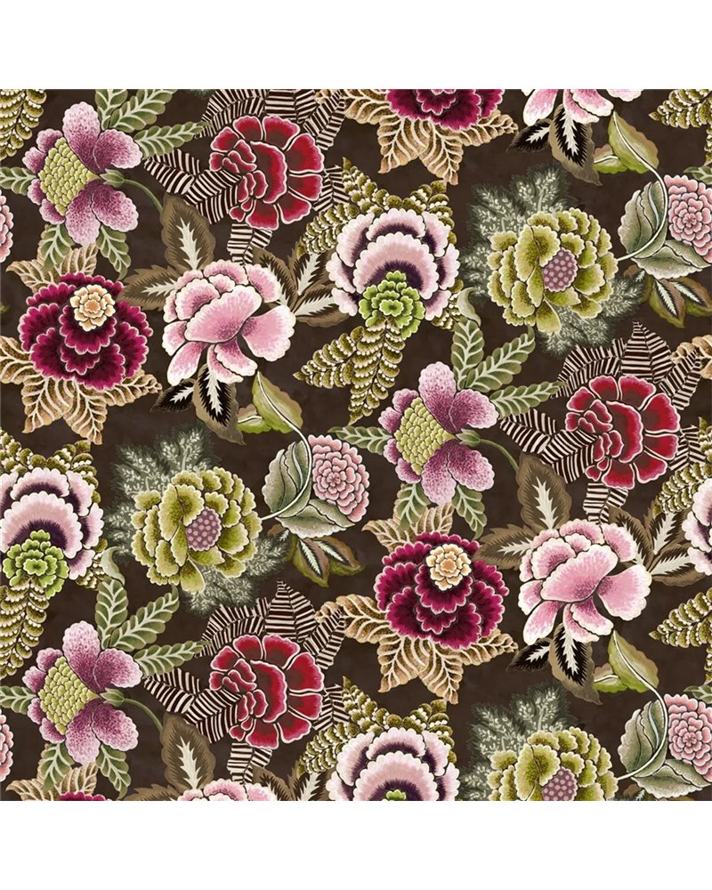 Rose de Damas Velours Cranberry FDG3111-02 Rose de Damas Velours Cranberry FDG3111-02