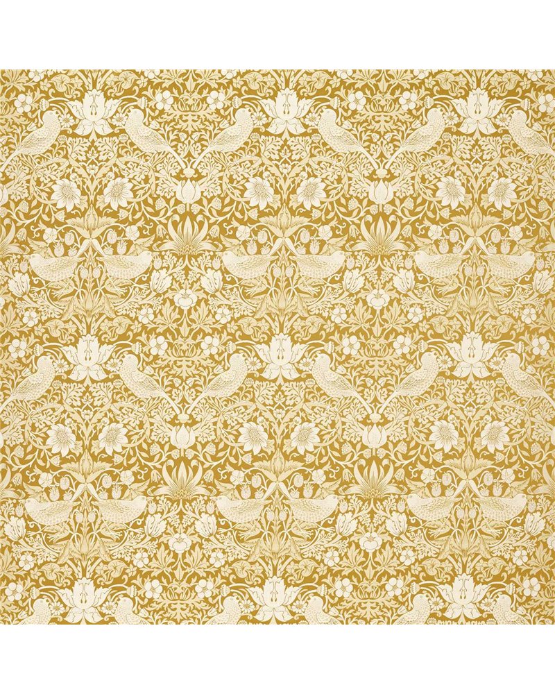 Strawberry Thief Jacquard Chartreuse F1746-01 Strawberry Thief Jacquard Chartreuse F1746-01