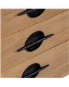 APARADOR BLANCO-NATURAL MADERA-METAL 148 X 38 X 66 CM REF.-611318