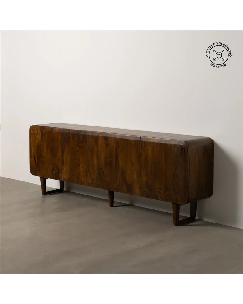 APARADOR MARRÓN MADERA DE MANGO SALÓN 234 X 44 X 86 CM REF.-612857 APARADOR MARRÓN MADERA DE MANGO SALÓN 234 X 44 X 86 CM REF.-612857