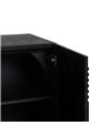 APARADOR NEGRO-ORO MADERA-METAL 160 X 40 X 80 CM REF.-611291