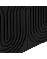 APARADOR NEGRO-ORO MADERA-METAL 160 X 40 X 80 CM REF.-611291
