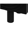 APARADOR NEGRO-ORO MADERA-METAL 160 X 40 X 80 CM REF.-611291
