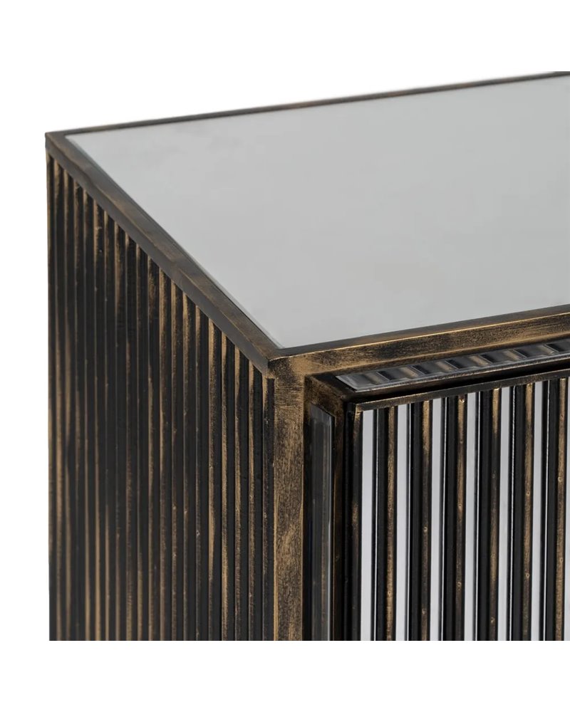 APARADOR ESPEJO DM-CRISTAL 123 X 45 X 80 CM REF.-611487
