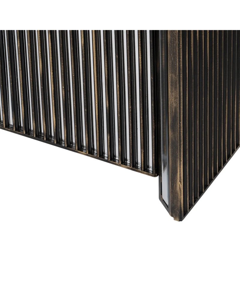 APARADOR ESPEJO DM-CRISTAL 123 X 45 X 80 CM REF.-611487