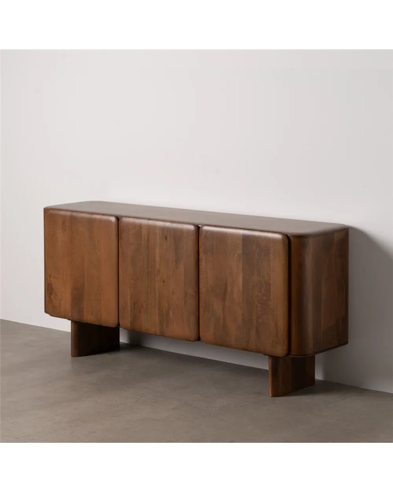 APARADOR MARRÓN MADERA DE MANGO SALÓN 160 X 45 X 75 CM REF.-612961 APARADOR MARRÓN MADERA DE MANGO SALÓN 160 X 45 X 75 CM REF.-612961