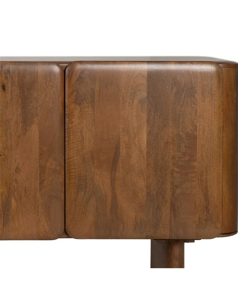 APARADOR MARRÓN MADERA DE MANGO SALÓN 160 X 45 X 75 CM REF.-612961