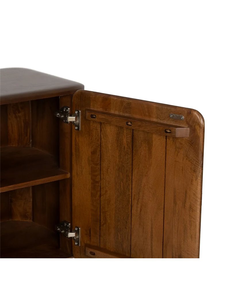 APARADOR MARRÓN MADERA DE MANGO SALÓN 160 X 45 X 75 CM REF.-612961