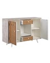 APARADOR BLANCO-NATURAL 120 X 35 X 80 CM REF.-604414
