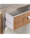 APARADOR BLANCO-NATURAL 120 X 35 X 80 CM REF.-604414