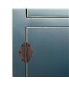 ARMARIO 2 PUERTAS Y 2 CAJONES AZUL DM 55 X 33 X 185 CM