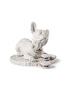 Escultura Bulldog francés con macarons. Re-Deco