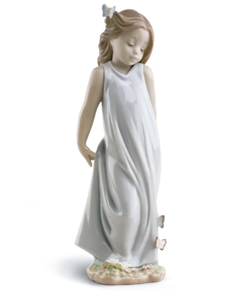 Figura niña Amiga de las mariposas Figura niña Amiga de las mariposas