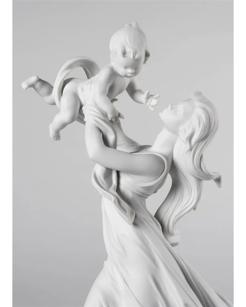 Figura madre Mi precioso bebé. Blanco mate