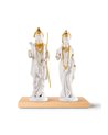 Escultura Rama. Lustre oro