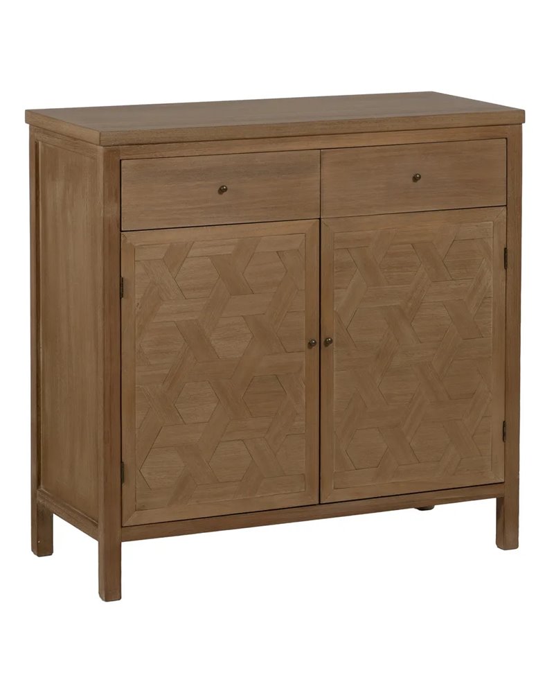 MUEBLE RECIBIDOR NATURAL DM-MADERA 90 X 40 X 90 CM