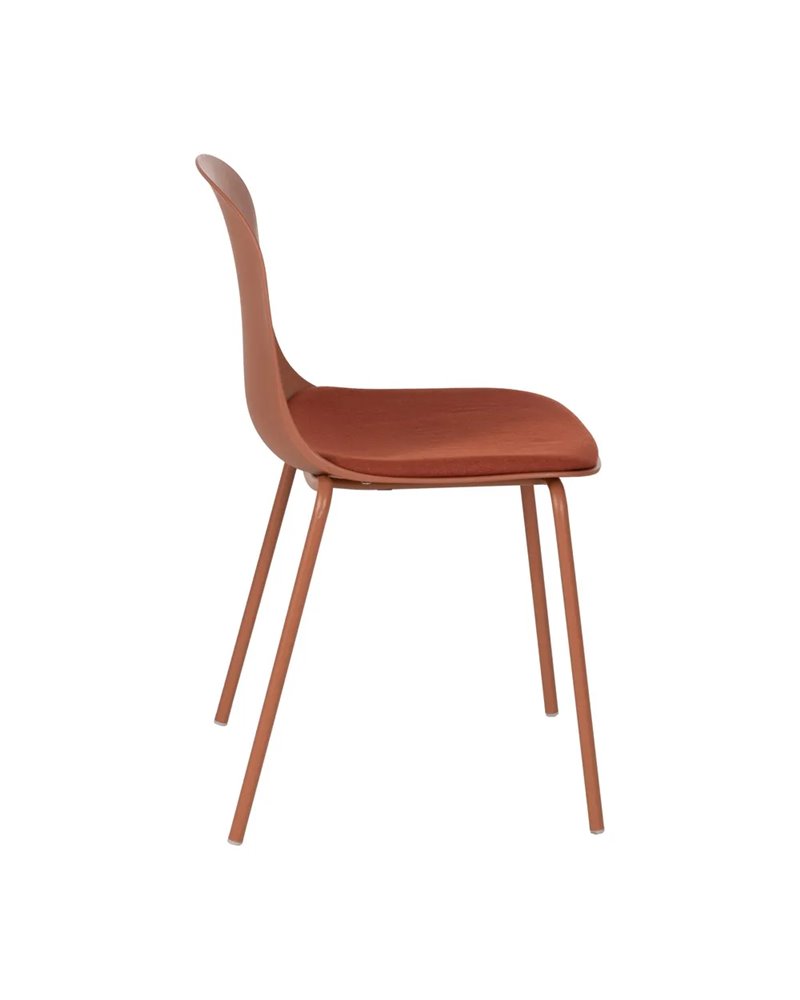 SILLA CALDERA PP-METAL EXTERIOR 50 X 53 X 85 CM