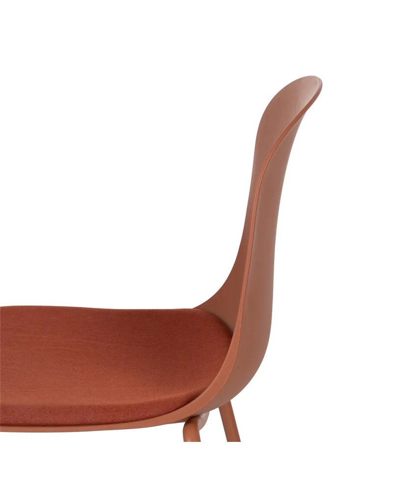 SILLA CALDERA PP-METAL EXTERIOR 50 X 53 X 85 CM