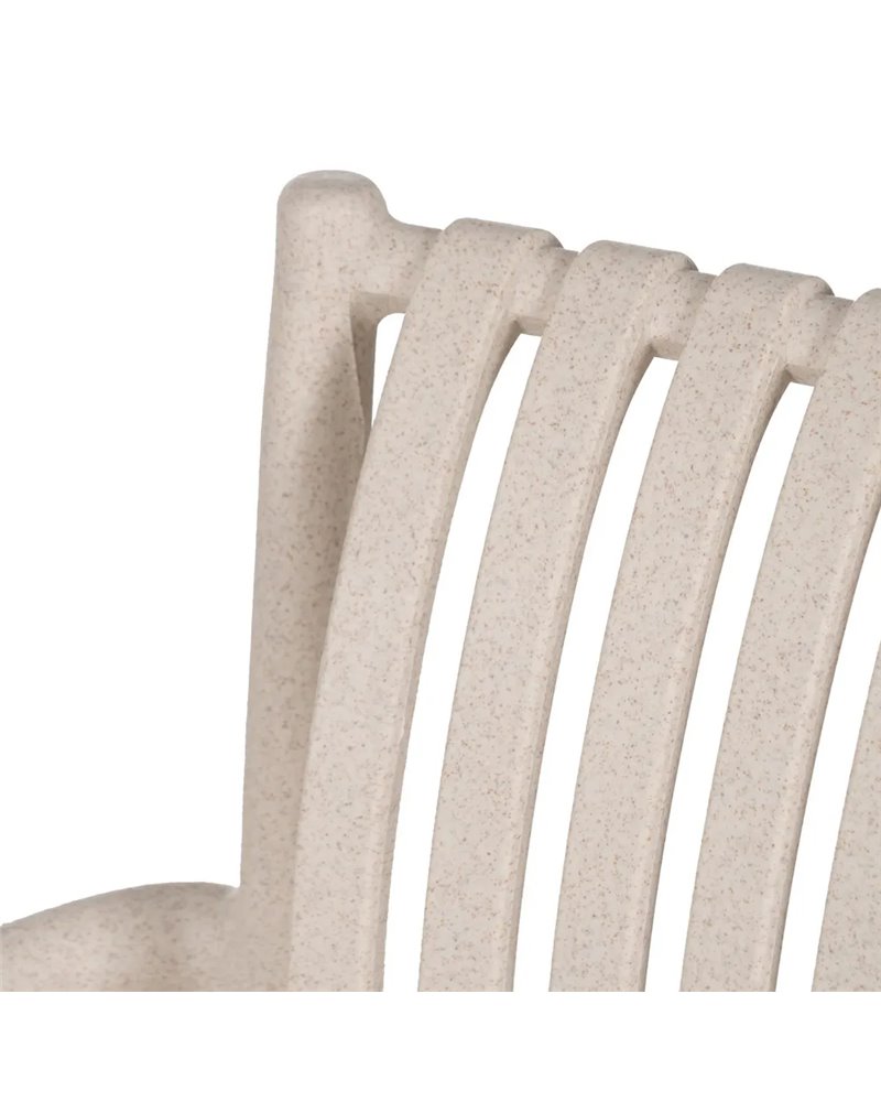 SILLA BEIGE PP EXTERIOR 59 X 56,50 X 83 CM