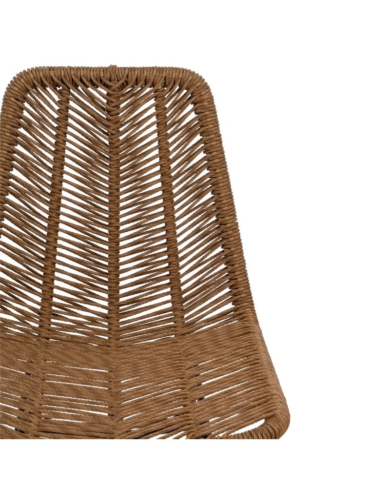 SILLA NATURAL PE-ACERO SALÓN 47 X 57 X 85,50 CM