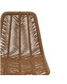 SILLA NATURAL PE-ACERO SALÓN 47 X 57 X 85,50 CM