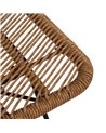 SILLA NATURAL PE-ACERO SALÓN 47 X 57 X 85,50 CM